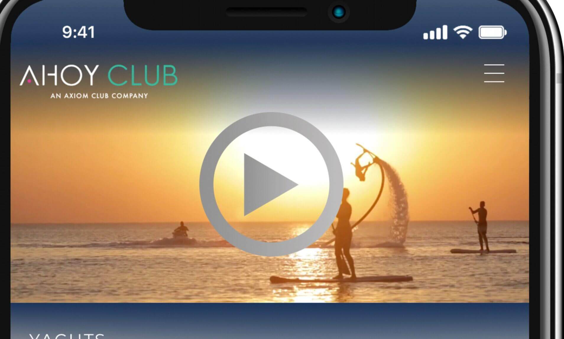 Ahoy yacht booking app