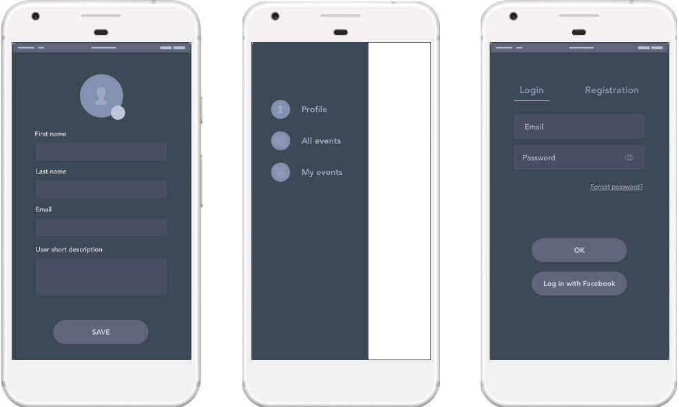 mobile app prototype