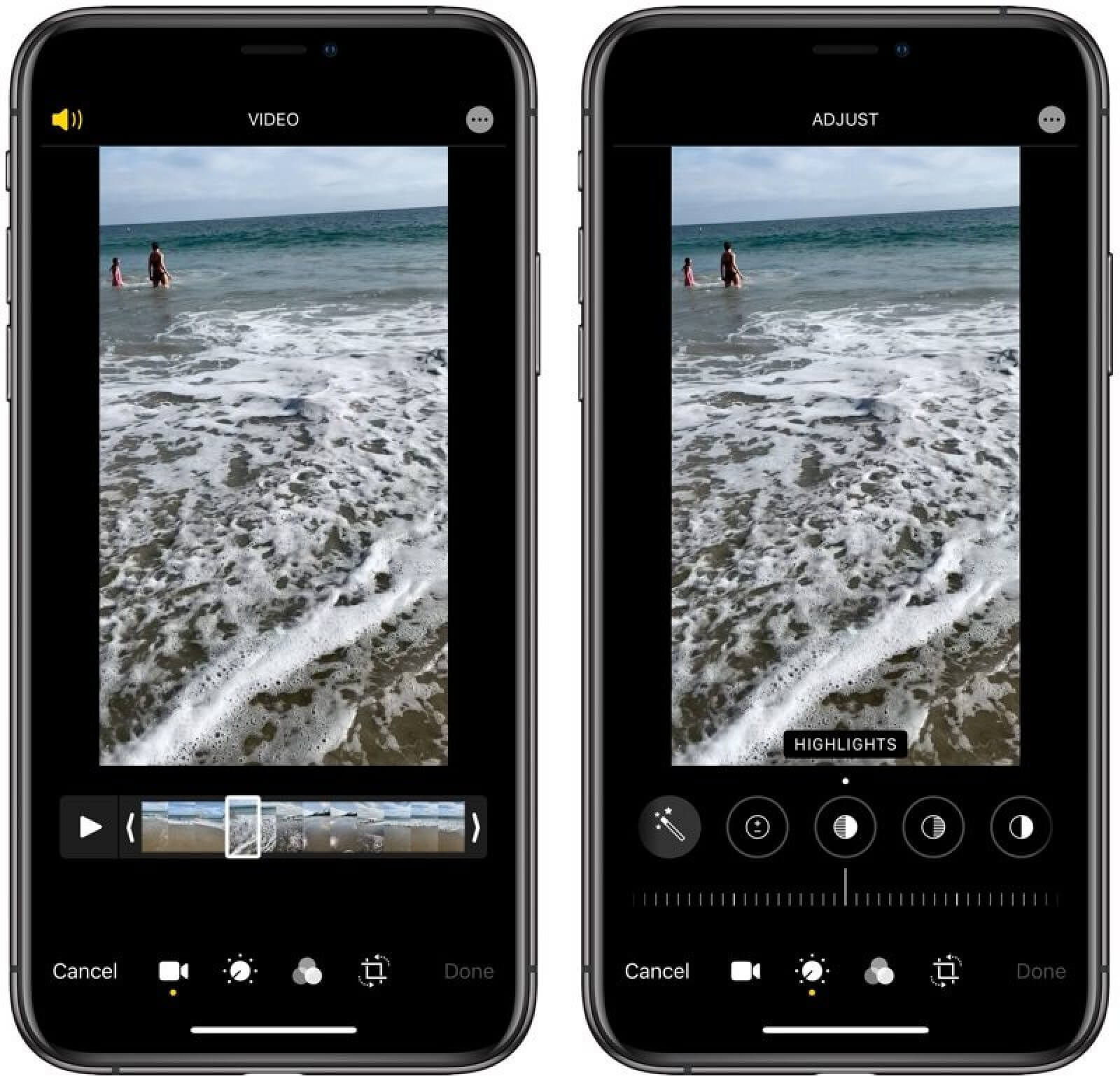 Apple users can also use the same tools for video editing