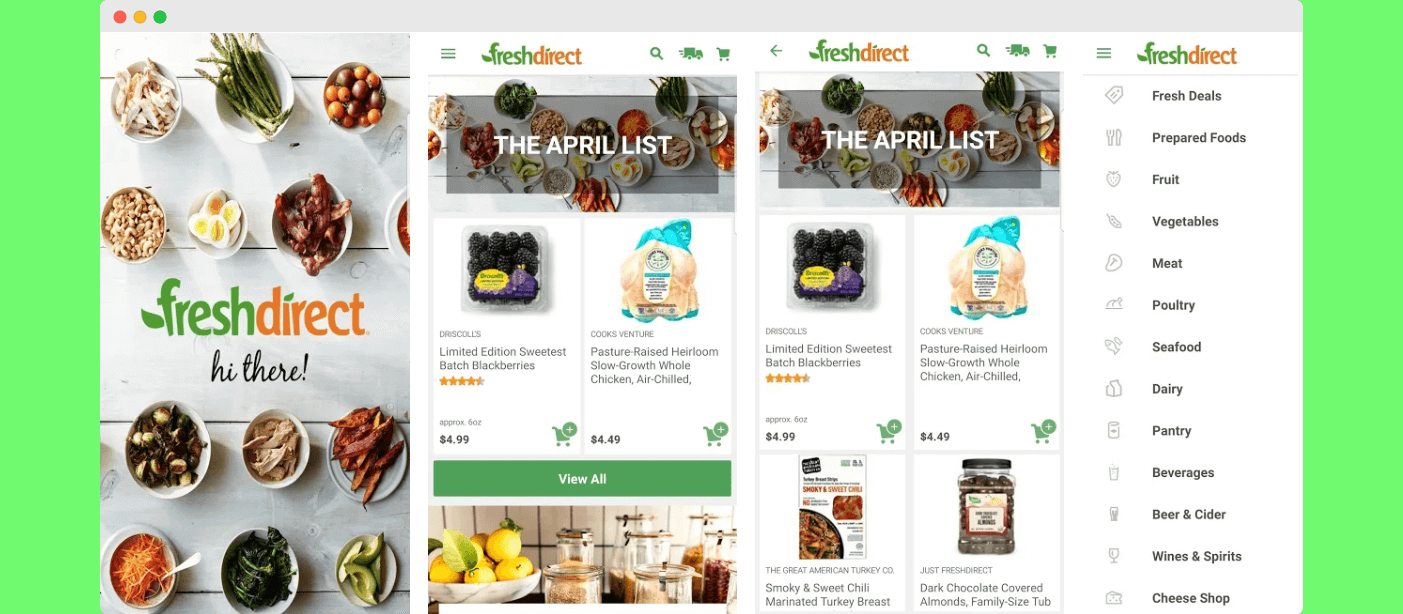 grocery on demand app development