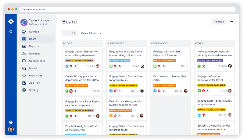 Our business analysts team use Jira