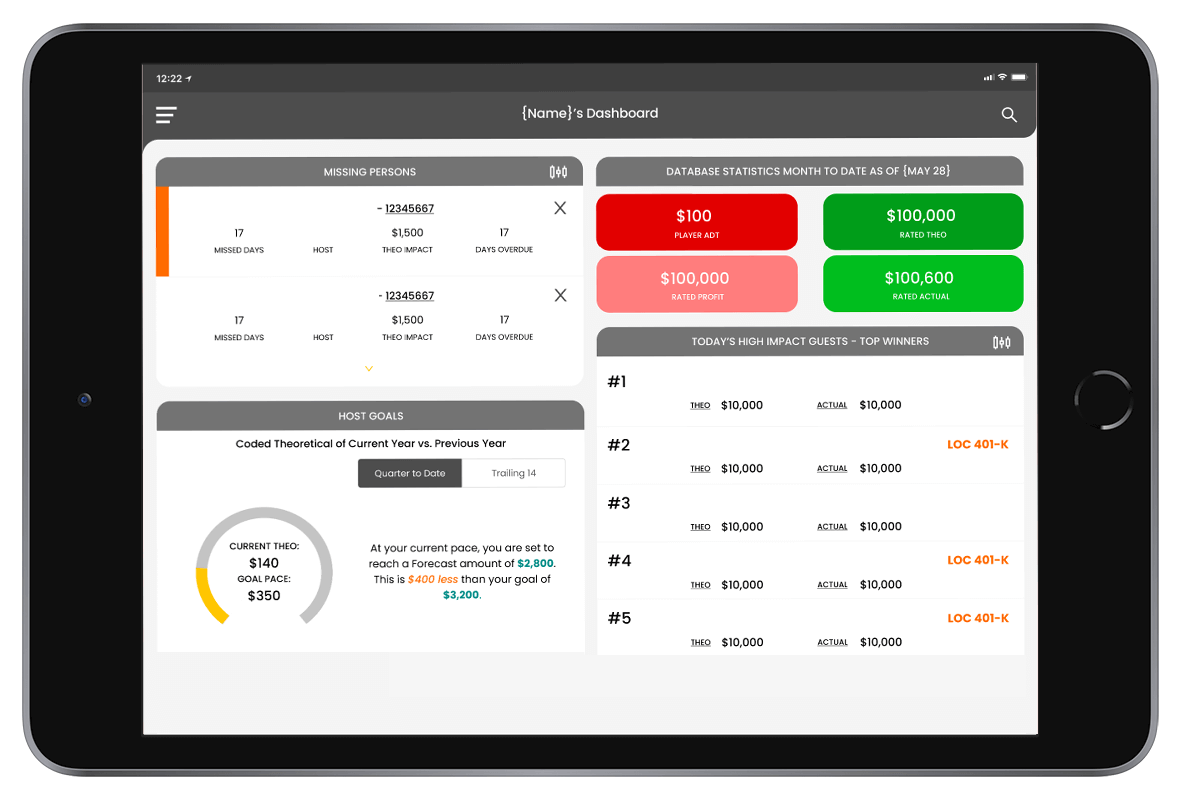 casino management app development